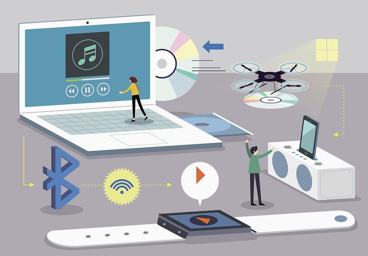 經(jīng)典藍(lán)牙模塊跳躍擴(kuò)頻(FHSS)技術(shù)將數(shù)據(jù)傳輸速率提高到3Mbps